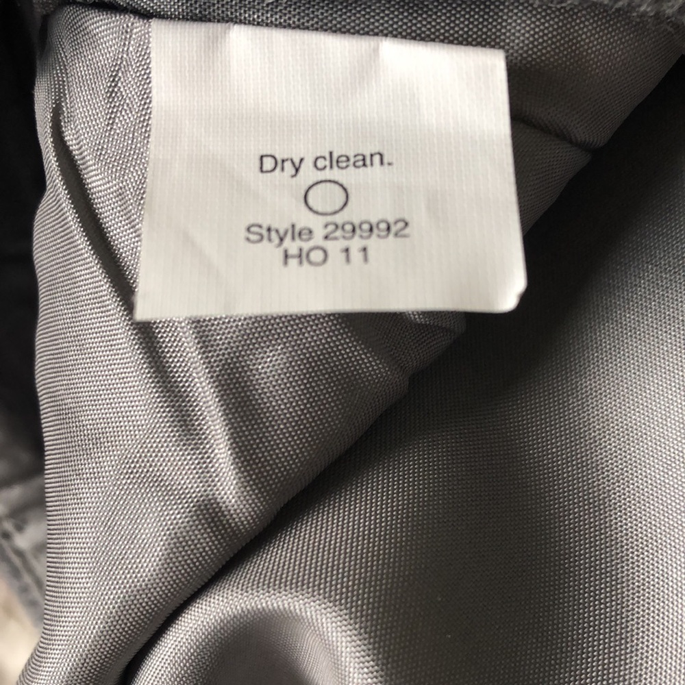 J. Crew gray lined wool blend mini skirt size 2 - Picture 4 of 4